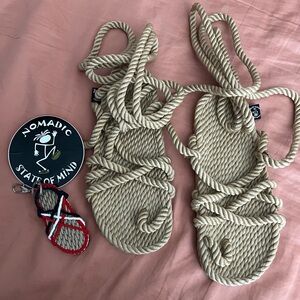 Nomadic State of Mind Romano Rope Sandal-Camel-37